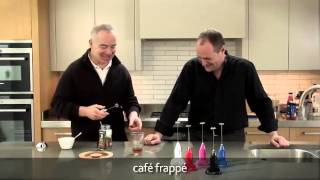 How to make a frappé coffee using an aerolatte milk frother [upl. by Gerti]