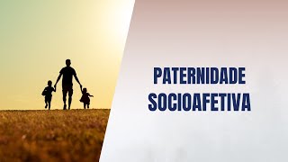 Paternidade socioafetiva [upl. by Htebyram]