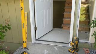 Jeld Wen Front Door Installation  Really crappy products and craftsmanship PART 1 [upl. by Phillis]