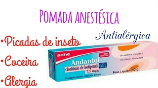 Resenha PomadaAndantol Gel [upl. by Nagard]