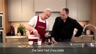 How to make a hot chocolate using an aerolatte milk frother [upl. by Dallman701]