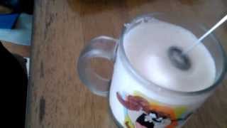 Aerolatte Review Frothing Cold Milk In Under 1 Minute [upl. by Risan]