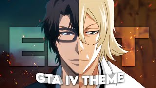 Aizen x Urahara  GTA IV Theme Edit [upl. by Anaid409]